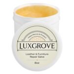 LUXGROVE® Leather & Furniture Repair Salve- Polisher, Leather Cleaner and Conditioner for Furniture - UV Protectants Help Prevent Cracking or Fading, for Car Seat, Couch, Shoe, Purse, Boot - 8oz