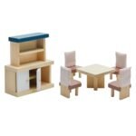 PlanToys® Wooden Dining Room Set...