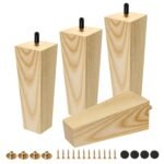 FoDau770 5/16"-18 Bolts Square Furniture Legs...